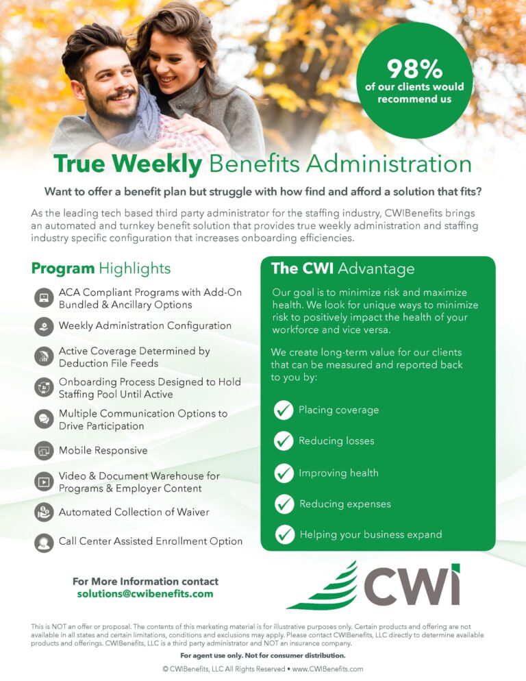 CWI-CWI-True Weekly Benefits Administrator