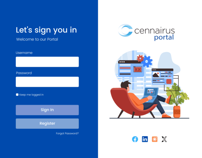 Cennairus Portal Ui-UX