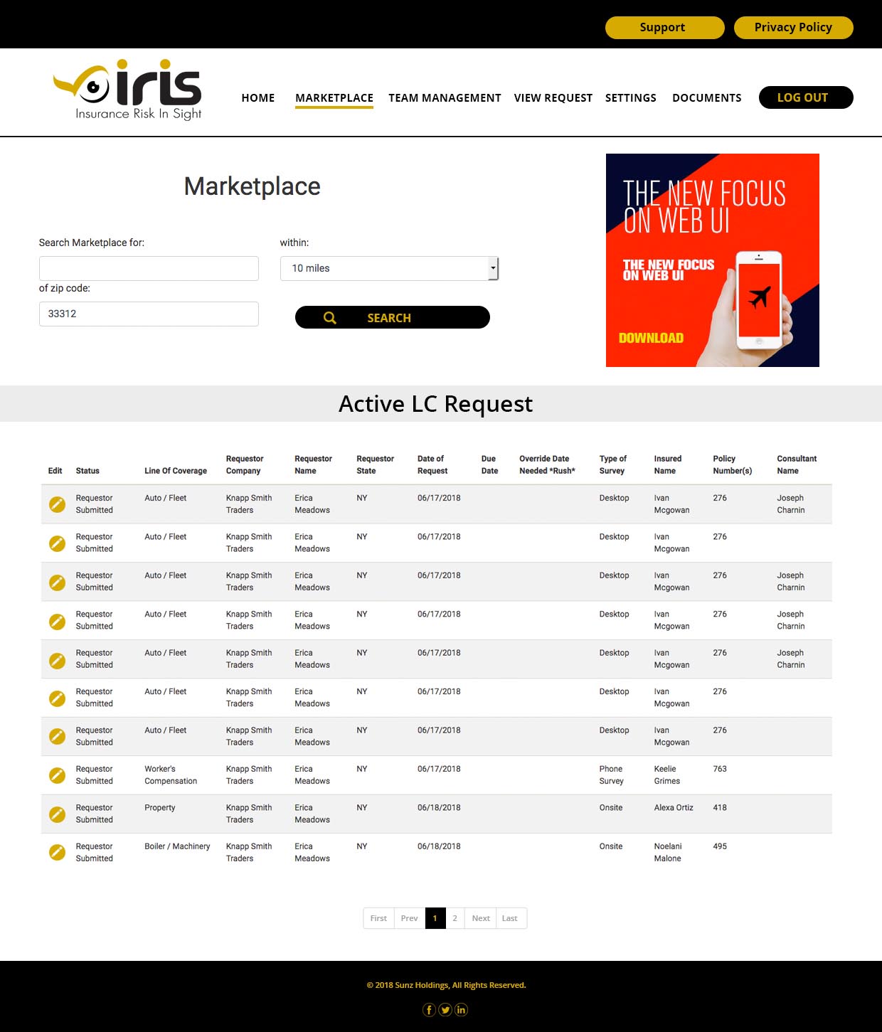 Iris Portal UI-UX - ColorFast Media