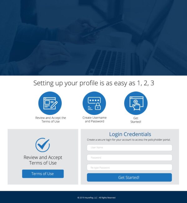 InsurePay Wire Frame